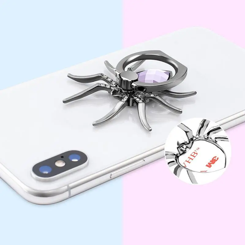 Cartoon Spider Ring Bracket Mobile Phone Holder Lovely Spider Ring