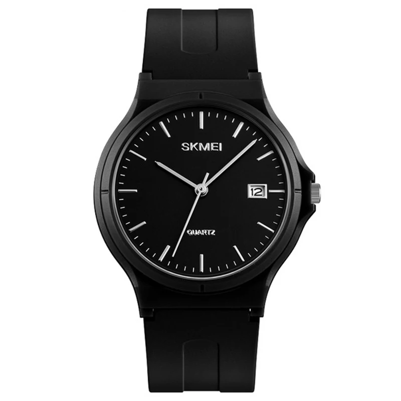 

SKMEi Casual Sports Couple PU Strap Calendar Large Dial Quartz Watch 1449