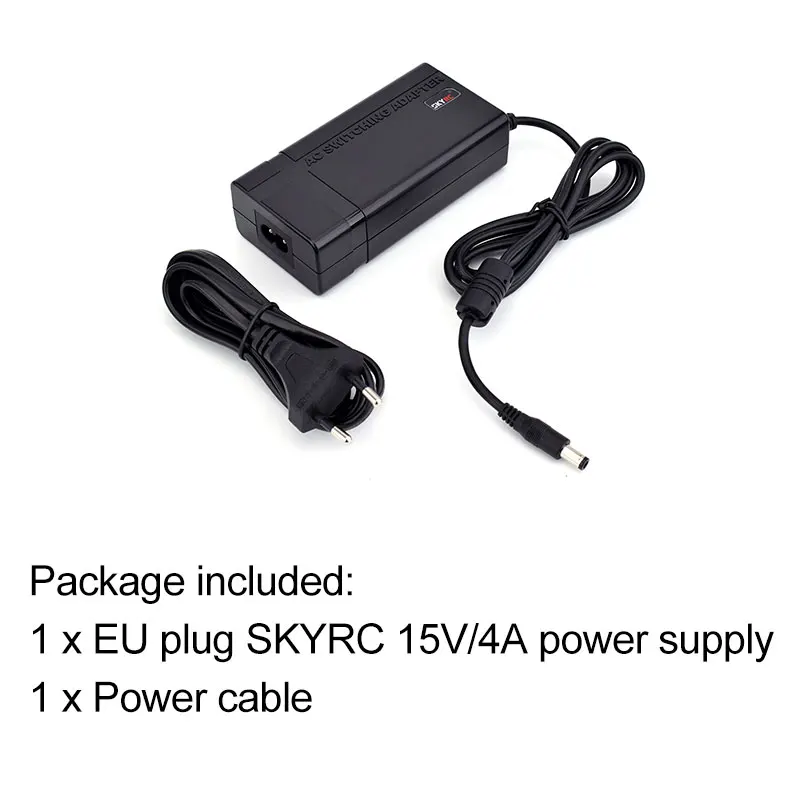 SKYRC адаптер питания 15V 4A 60W AC в DC для IMAX B6 MINI Balance зарядное устройство RC модели