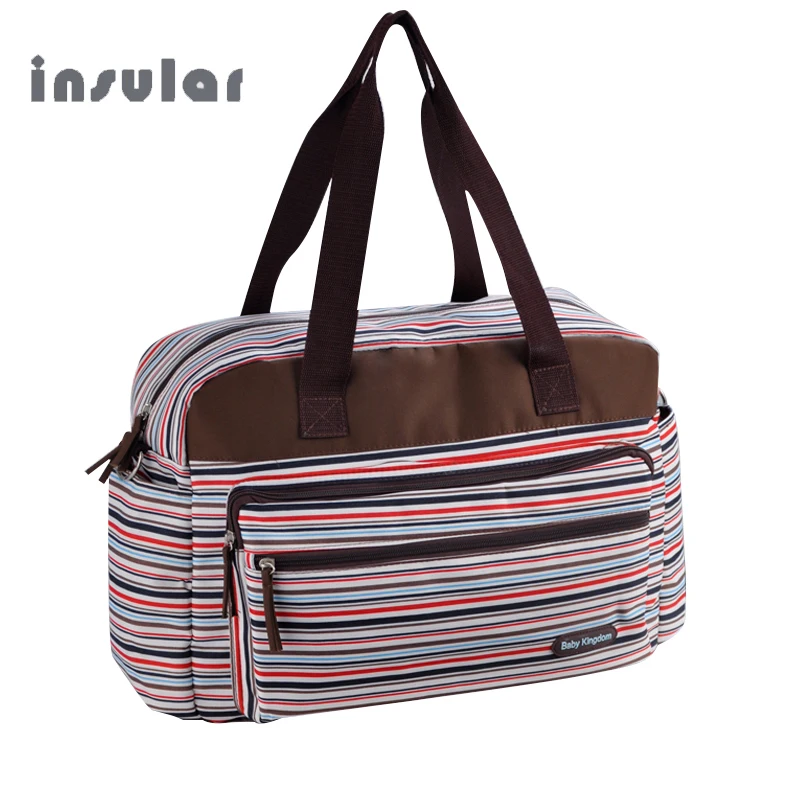 

New Multifunctional Striped Big Baby Nappy Bags Stylish Mummy Handbag Shoulder Messenger Maternity Mother Bags Baby Stroller Bag