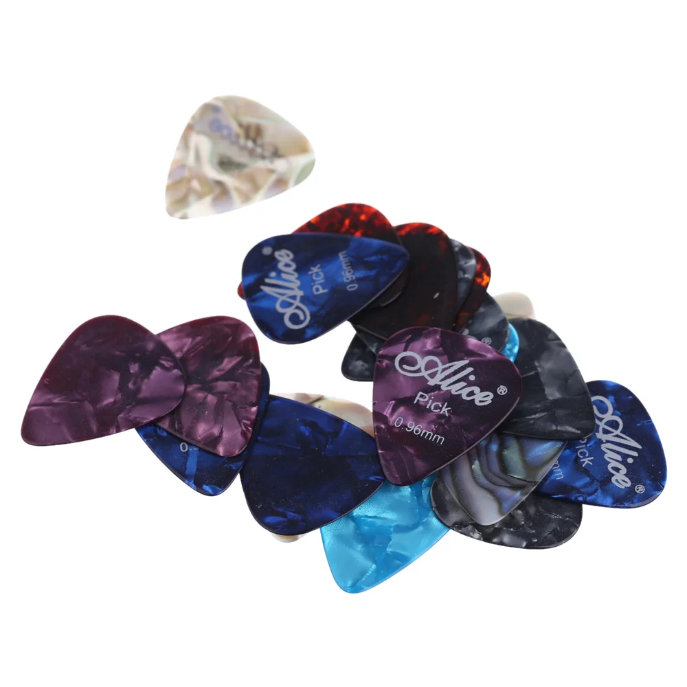 

Alice AP-A 20pcs 0.96mm Guitar Picks Plectrums Celluloid High Quality Guitar Parts & Accessories