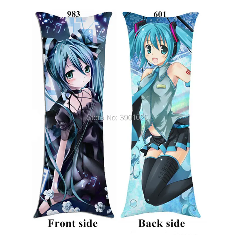 

Anime Hatsune Miku hugging body pillow Cover Case cartoon Date A Live Doma Umaru long PillowCases Customize Gift