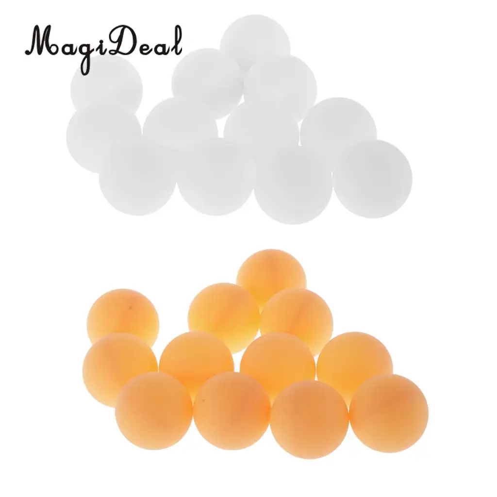 

Pack of 12 Plastic Table Tennis Ping Pong Balls Training Sports Beer Pong for Tournament Play / Training