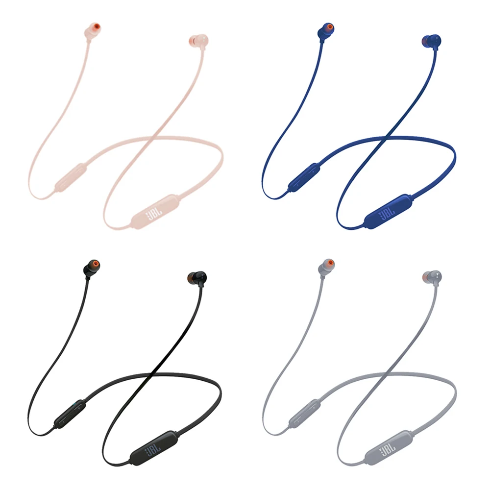 Original JBL T110 BT Wireless Wired Earbuds Bluetooth Headphones Magnetic Sports Neackband Headset Music Earphones with Mic