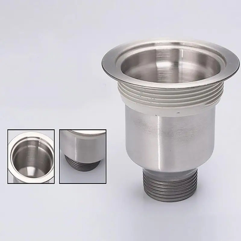 Stainless Steel Kitchen Sink Drain Assembly Waste Strainer and Basket Strainer Stopper Waste Plug Sink Filter kitchen sink filter drain filter drain stopper drain strainer basin sink drain sink drain pipe set