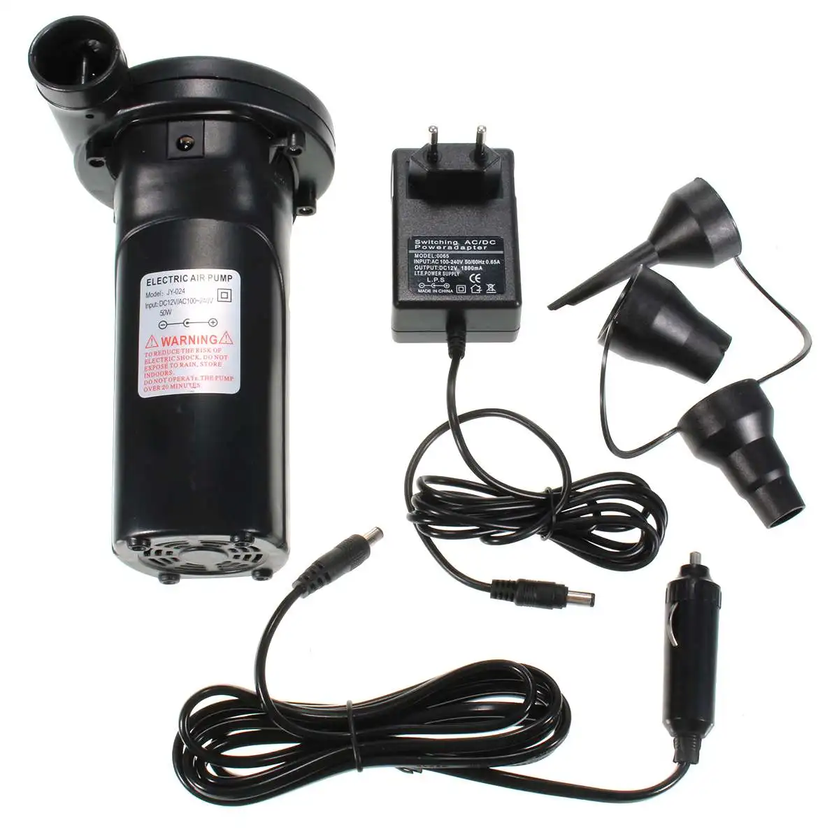 

240V/12V Rechargeable Electric Air Pump nickel-cadmium Battery Inflatable Air Pump Vacuum Compression Bag Pump Inflate Reflate