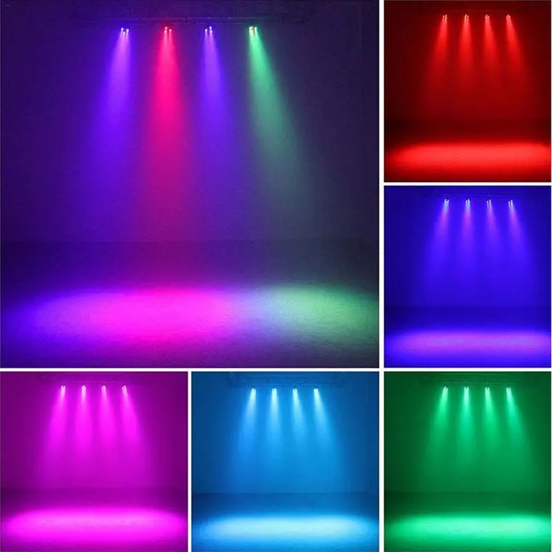 2 قطعة/الوحدة LED الاسمية 18 W RGB LED ضوء المرحلة مصباح موازي المستوى مع DMX512 للديسكو DJ العارض آلة حزب الديكور المرحلة الإضاءة