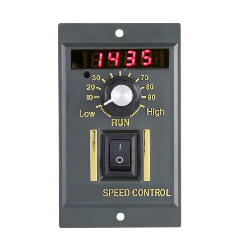 

Ac 220V Motor Speed Controller 50Hz 250W Digital Adjustable Stepless Plc Motor Speed Controller 0-1450Rpm Speed Regulator