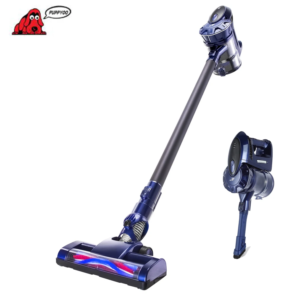

PUPPYOO WP536 Cordless Handheld Stick Vacuum Cleaner Wireless Aspirator For Home Lithium Charging Vacuum Cleaning Machine 2019
