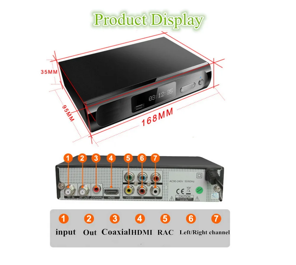 KEBIDU M2 DVB-T/DVB-T2 ТВ-тюнер приемник ТВ-приставка HDMI CVBS 1080P цифровой HD спутниковый ресивер Наземное ТВ-приставка