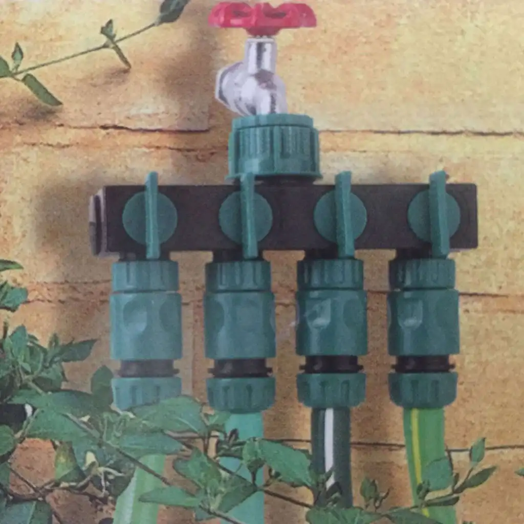 1/2Inch 3/4 дюймовый 1 шланг разветвитель адаптер для орошения 4 полосные соединители