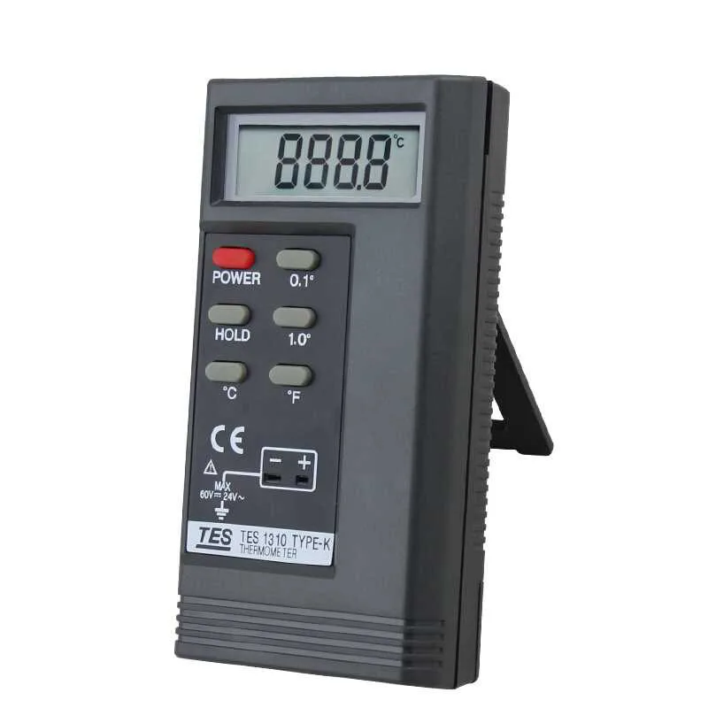

TES 1310 Digital Thermometer Type-K Thermocouple Temperature Tester Reader Sensor Meter + Thermocouple Probe detector