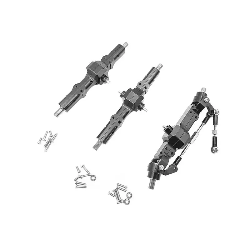 

WPL 1/16 Remote Control Car Six-Drive Truck Upgrade Accessories Metal Front Middle Rear Axle Assembly