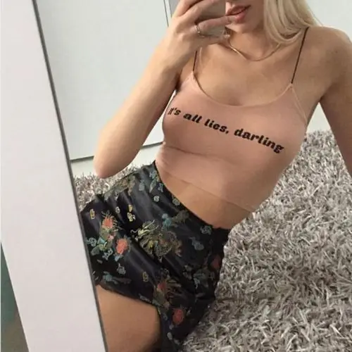 2019 مثير المرأة أكمام السباغيتي حزام Bodycon إلكتروني كاميس المحاصيل قمم ضئيلة الصيف عارضة الدبابات قمم سترة Clubwear