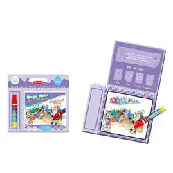 Живопись детская доска каракули многоцветный над многоразовые окраски рисовать 3 рисунок старый унисекс игрушка воды лет книга написать