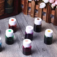 Не Углеродные цветные чернила 15 мл/бутылка, большой выбор цвета краски цветные чернила, авторучка