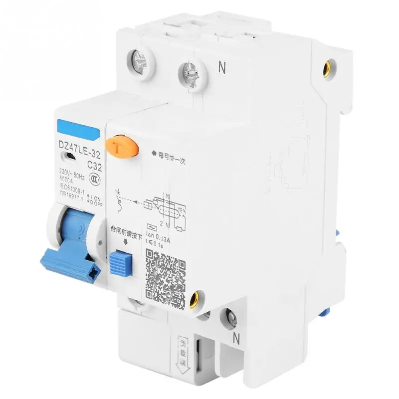 Автоматический выключатель компакт. MCB-30. Residual current circuit Breaker. RCCB + MCB + AFD.