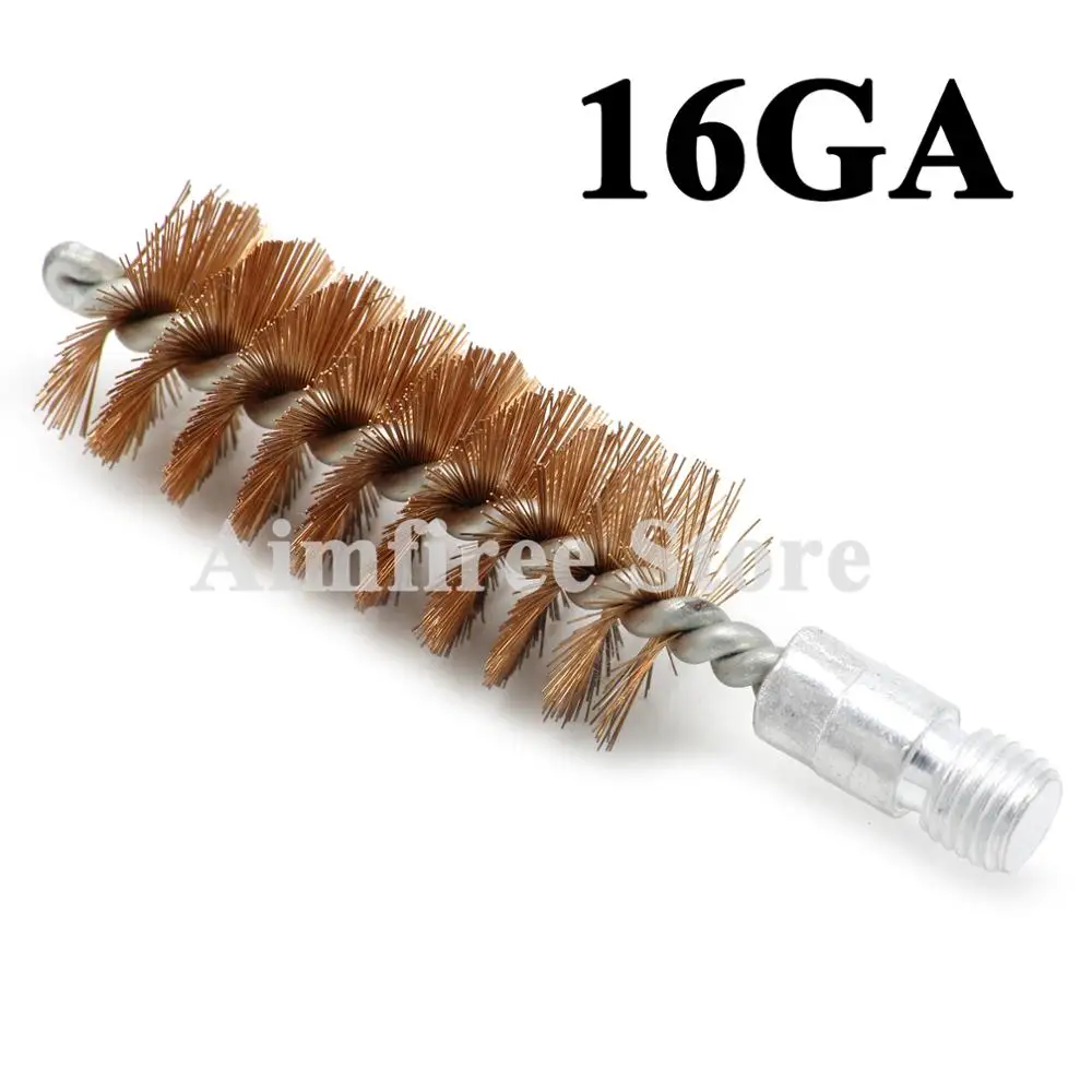 5Pcs/Lot 16GA Gauge Phosphor Bronze Bore Brush Gun Cleaning Brush for Rifle Pistol Thread 5/16