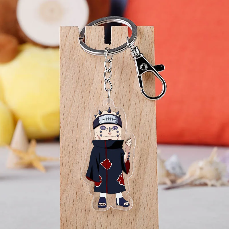 2019 брелок с символикой Наруто Sasuke/itachi/Kakashi двусторонний акриловый для ключей