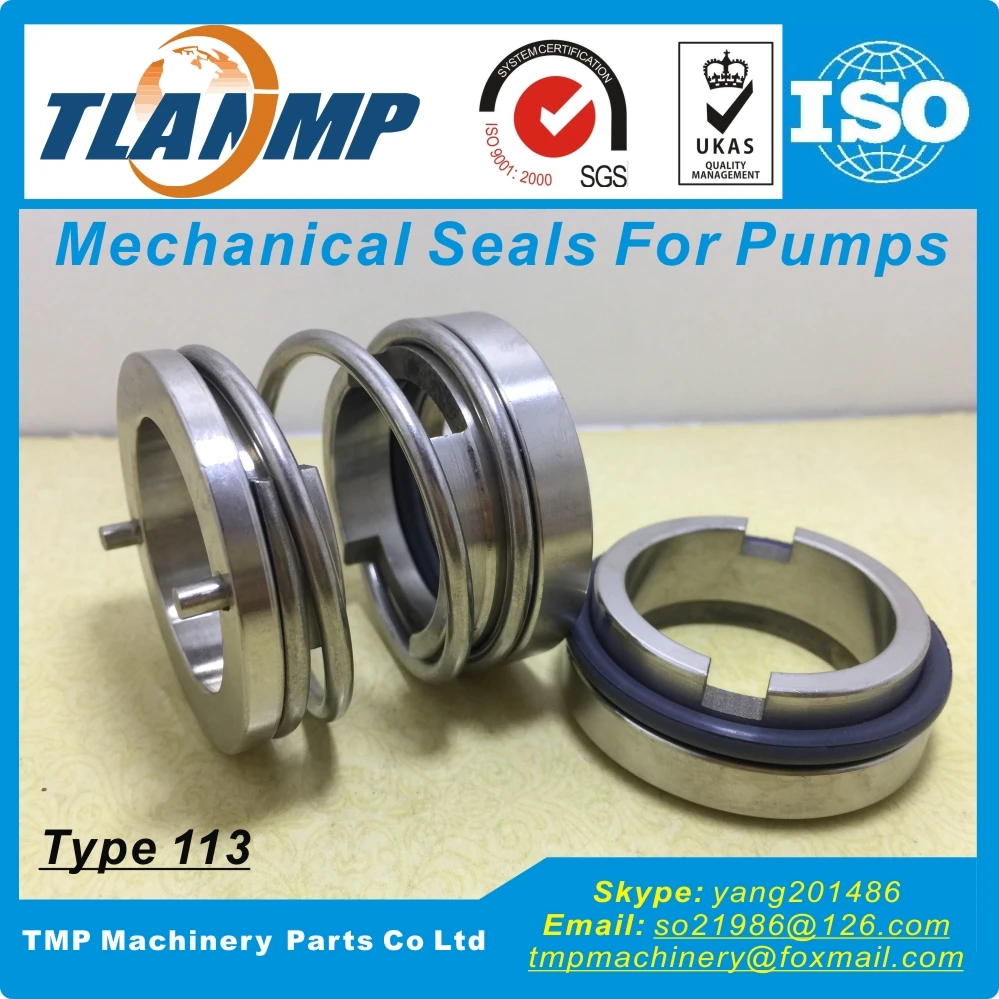 113-30 , 113/30 Unbalanced TLANMP Mechanical Seals With O-Ring Seat For corrosive chemical Sewage pumps (Material:WWF)