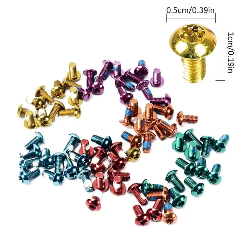 12 шт. велосипедные тормозные винты для дисков сплав сталь болт ротор Велоспорт для горных велосипедная тормозная колодка винты