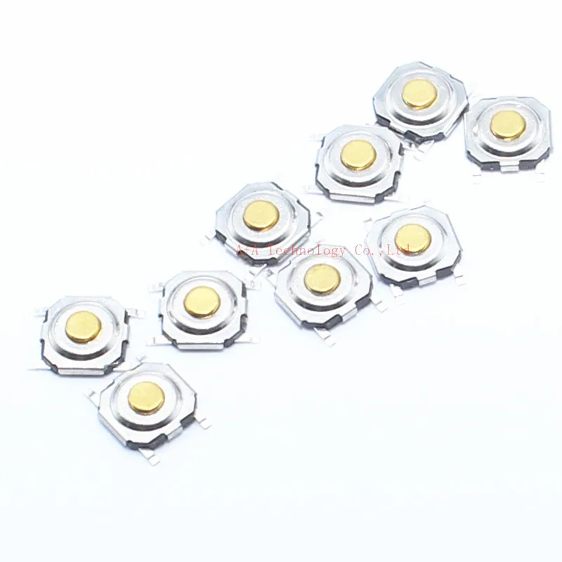 100 шт медный SMD 4x4 тактовый кнопочный переключатель 4*4*1 5 мм 1 6/1 7/1