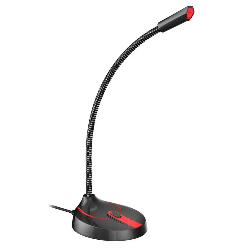 USB компьютерный микрофон Plug & Play Настольный всенаправленный конденсаторный ПК