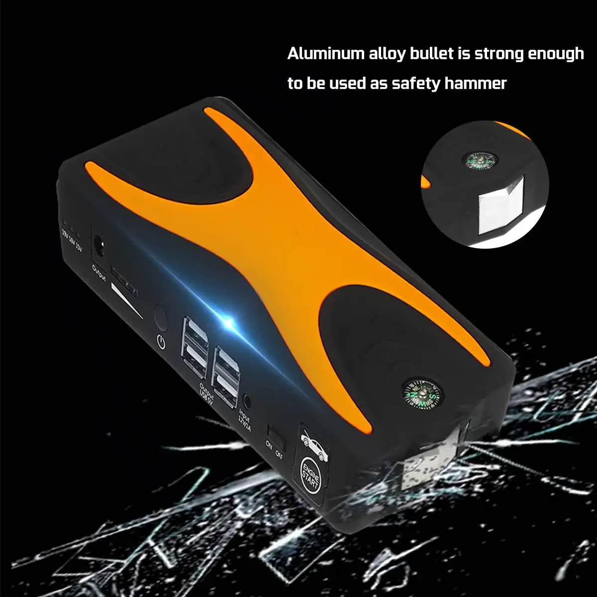 Multifunction Car Jump Starter 99900mAh 15V 4USB 900A Portable Car Battery Booster Charger Booster Power Bank Starting Device