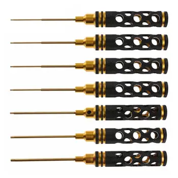 

1pc Hex Screwdriver Set White Steel Titanium Plating for Drone RC Helicopter Aircraft Model Repair Tools 1.3/1.5/2.0/3.0mm