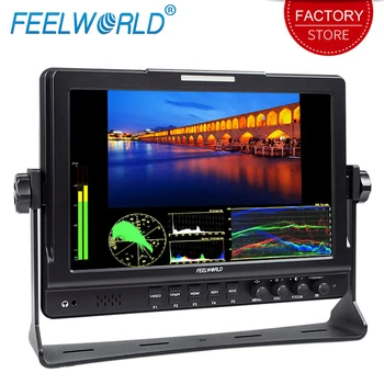 

Feelworld FW1019 10.1 inch HDMI Dual 3G SDI Broadcast Monitor LCD IPS HD 1280x800 Display Waveform Vectorscope Color Histogram