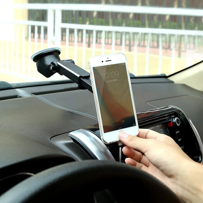 

Universal Magnetic Phone Car Holder Long Arm Windshield Dashboard Magnet Mount Car Holder Mobile Stand For xiaomi redmi note 7