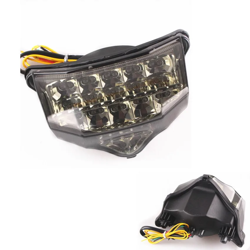 

LED Rear Turn Signals Tail Light Integrated For Yamaha FZ6 2004 2005 2006 2007 2008 FZ 6 Smoke