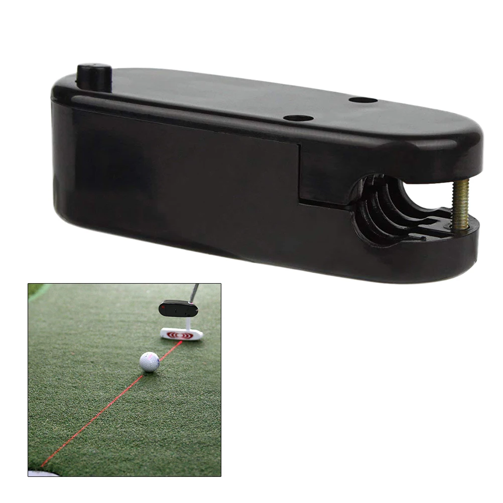 Golf Laser Putting Trainers Golf Training Aids for Golf Sports (Black)