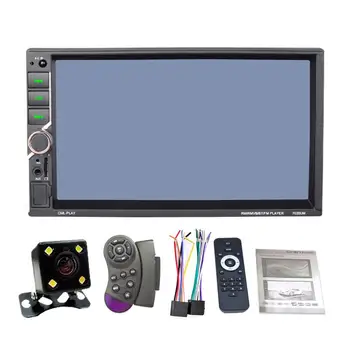

Universal DC12V 1080P 7 inch 2DIN Car multimedia player FM radio Bluetooth hands-free calling dual USB QC charging MP3 radio