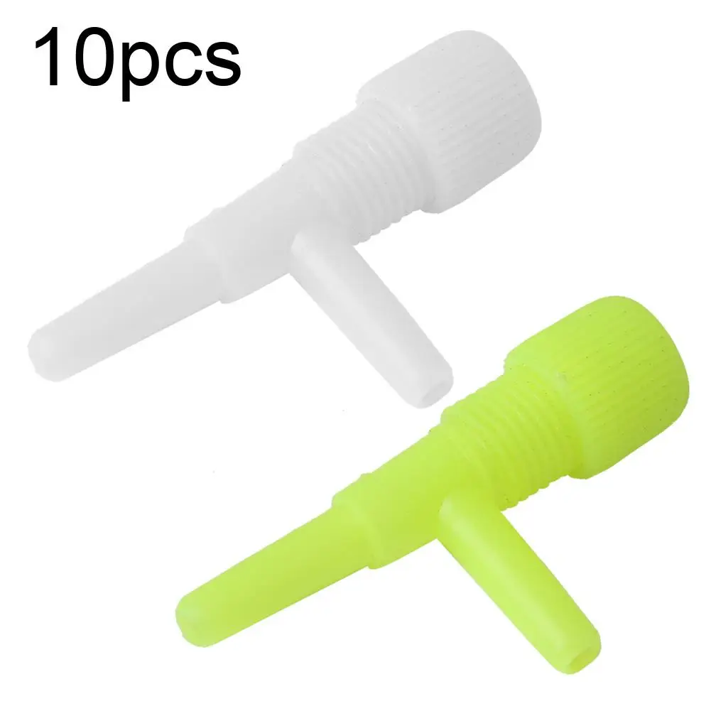 

High 10Pcs Plastic Aquarium Fish 3 Way Air Pump Control Valves Switch Tap 4mm diameter Hose Trachea