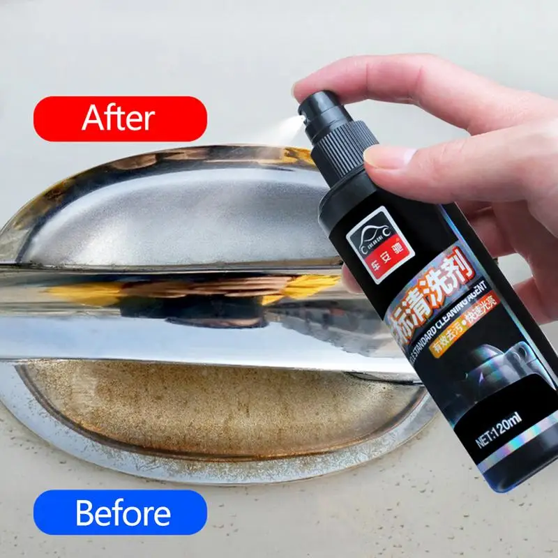 

120ml Rust Cleaning Agent Refurbishing Agent Rust Remover Anti-Rust Cleaning Agent Car Clean Maintenance For Car Logo Washing