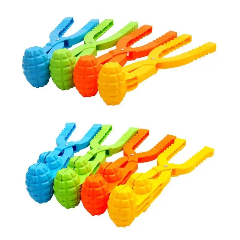 

Snow Ball Maker Winter Round Shaped Snow Scoop Maker Clip Outdoor Sports Sand Clay Mold Tool Maker Clip Snowball Random Color