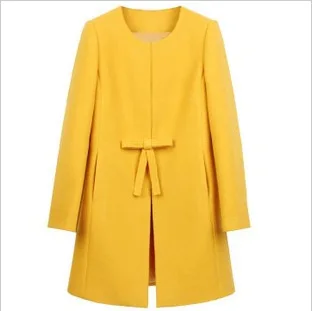 

Solid Long Wool Blend Ladies Coat Single Breasted Women's Jacket Elegant Korean Womens Fashion Coat