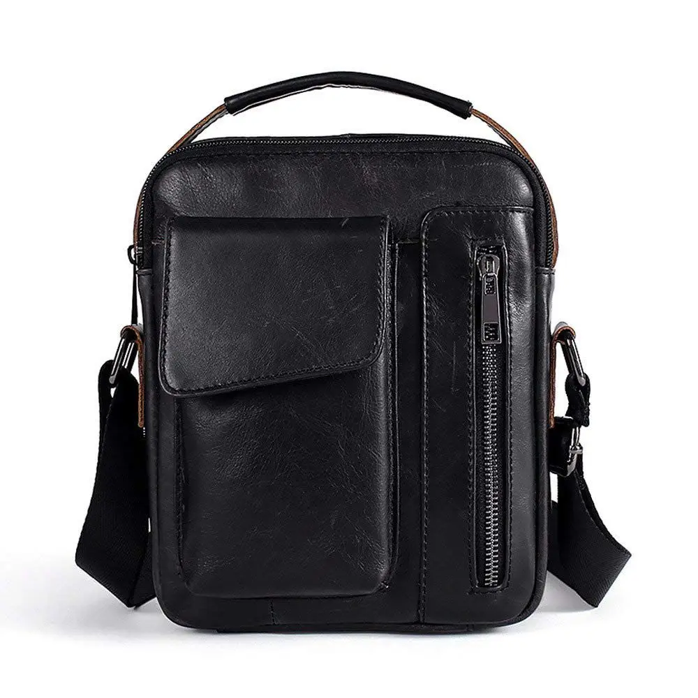 

Shoulder bag Genuine Leather for Men Briefcase Small Shoulder Bag for Casual, Business