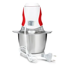 1,5 л электрическая мясорубка, миксер, измельчитель, бытовая машина, 200 Вт, нержавеющая сталь, электрическая мясорубка, кухонный измельчитель, домашний, 220 В