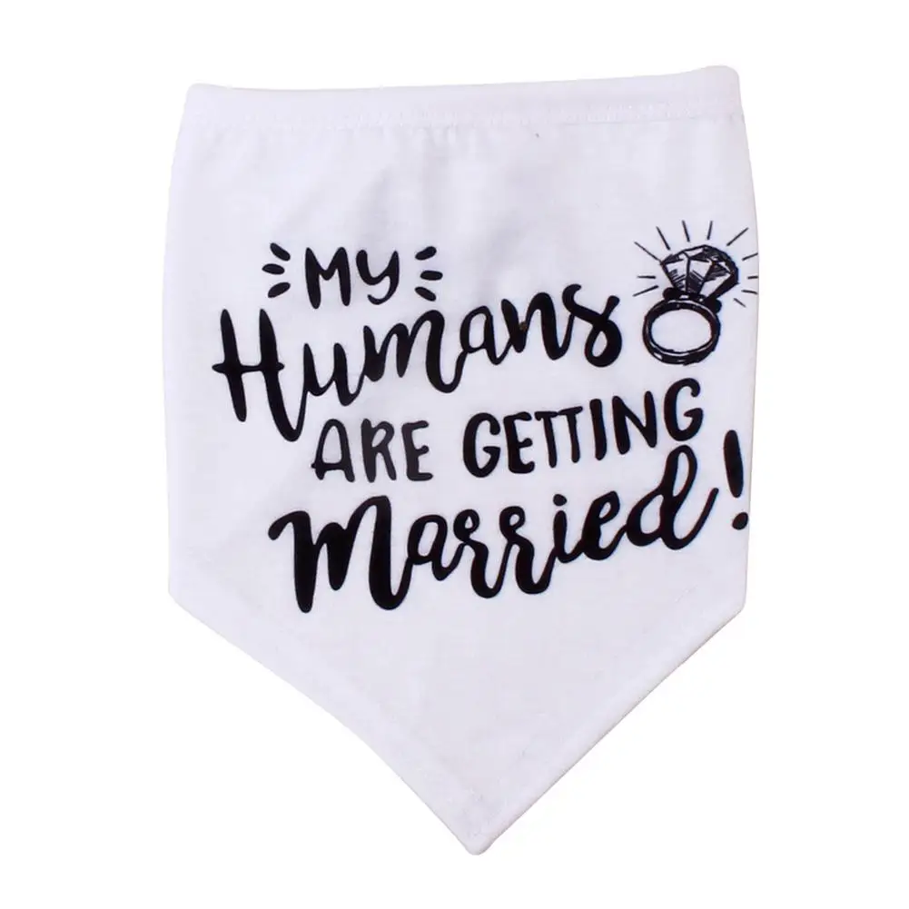 

Pet Triangular Towel Pet Collar Towel Master Wedding Dog Decoration Supplies Can Be Adjuste Fast Delivery