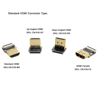 

Chenyang CYFPV 90 Degree Down Angled Micro HDMI Type D Male connector for FPV HDTV Multicopter Aerial Photography USA
