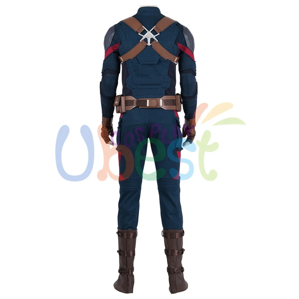 Мстители эндгейм Капитан Америка Стив Роджерс косплей костюм полный костюм версия 1
