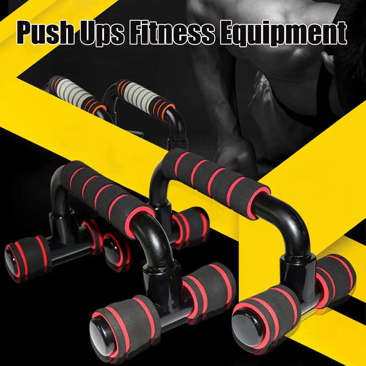 

Push Ups Stands Grip Fitness Equipment Handles Chest Body Buiding Sports Muscular Training Push Up Racks Gym Equipment Sport