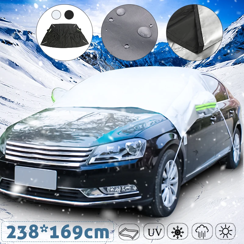 

238x169cm Car Windscreen Cover Heat Sun Shade Anti Snow Frost Ice Shield Dust Protector Universal