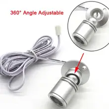 12 в 1 шт. Светодиодный прожектор 1-1,5 Вт Мини светодиодный потолочное освещение теплый белый свет лампы для кабинета для прилавка витрина