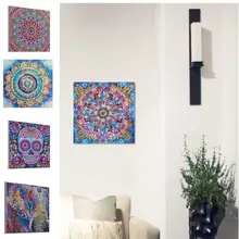 Алмазная живопись для гостиной в форме стразы 5D алмазная вышивка крестиком украшение дома алмазная живопись