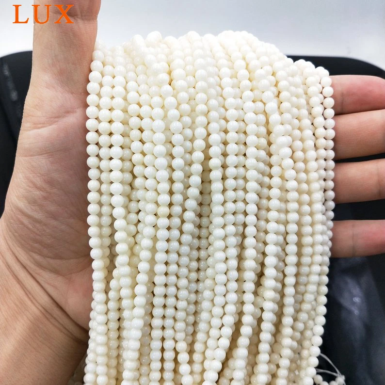 

1 strand natural white sea bamboo coral beads 4mm 5mm 6mm 7mm 8mm 9mm round beads 15.5" Inch Strand AAA coral bead supplier