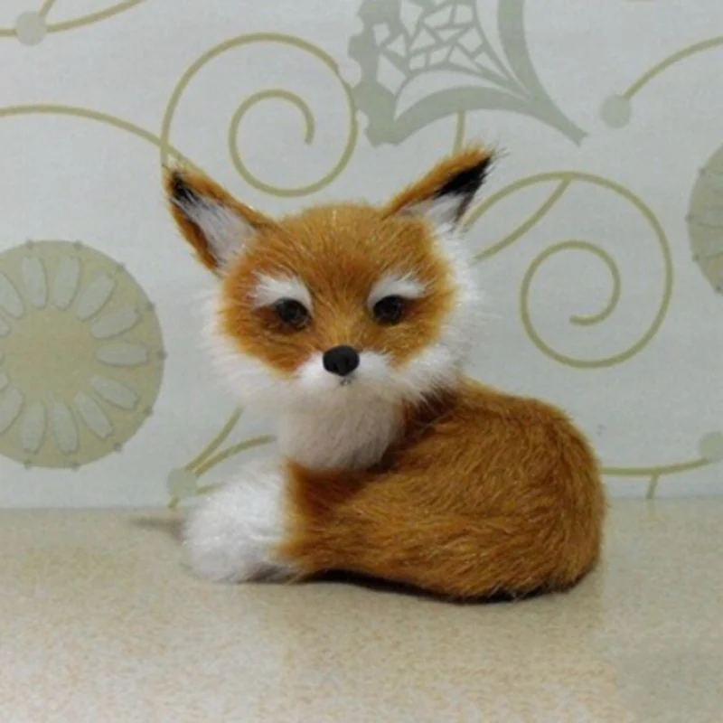 

Little Fox Model Toy Stuffed Animals Plush Toys Doll Stuffed Education Toys Kids Gift Home Decoration Christmas Gift