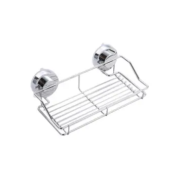 

Vacuum Suction Shower Basket Shelf Caddy Soap Holder Bath Organizer for Bathroom Kitchen Room